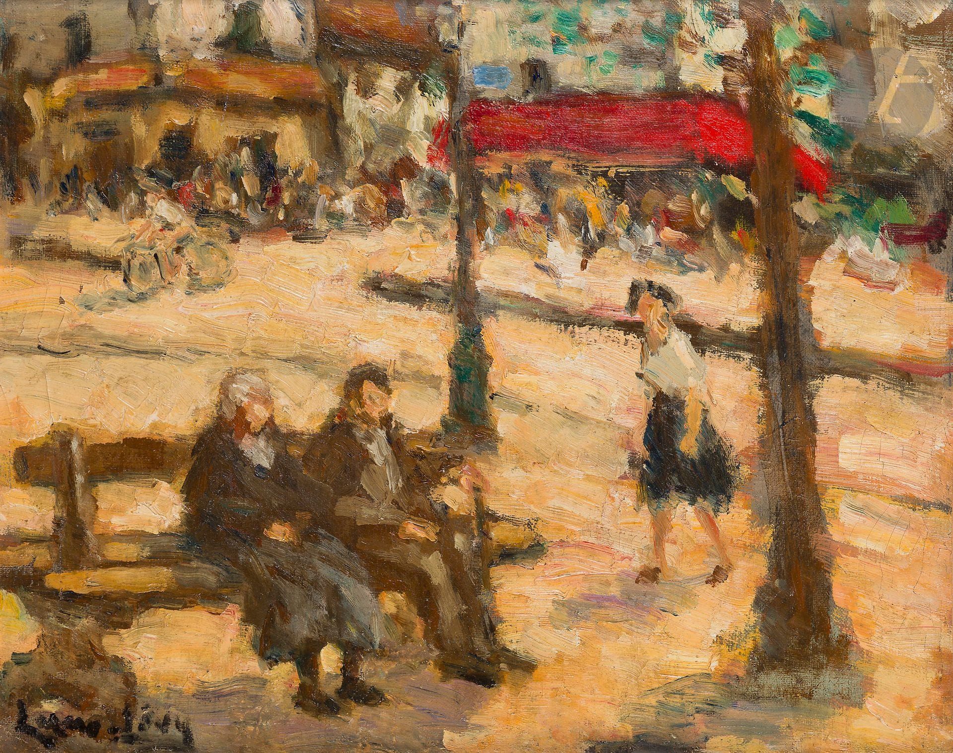 LAZARE-LEVY (1867-1933) 
Place des fêtes 
Oil on canvas. 
Signed lower left.
Label on back with title.
Framed. 
33 x 41 cm


 

Keywords :
judaica, jew, jewish, hebrew, rabbis, jewish, torah, hebrew, hebraica, judaism, synagogue, zionism, pessah, pessach, haggada, haggadah, hagada, hagadah, passover, menora, menorah, hannuka, hannuca, hannucca, hanouccah, torah, juden, israélite, Israël, antisemitism, antisémitisme, dreyfus, meguila, sepharade, sefarad, ketouba