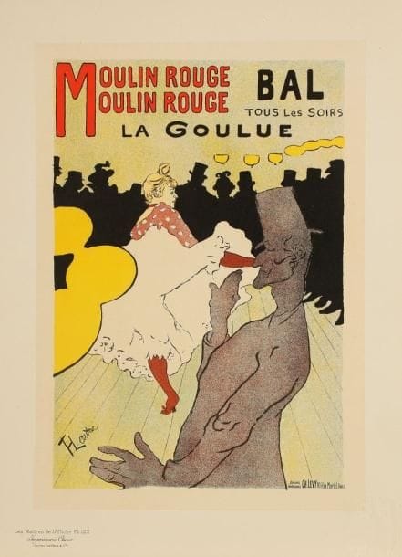 [LES MAÎTRES DE L'AFFICHE]. H. de TOULOUSE-LAUTREC, La Goulue, pl. 122.