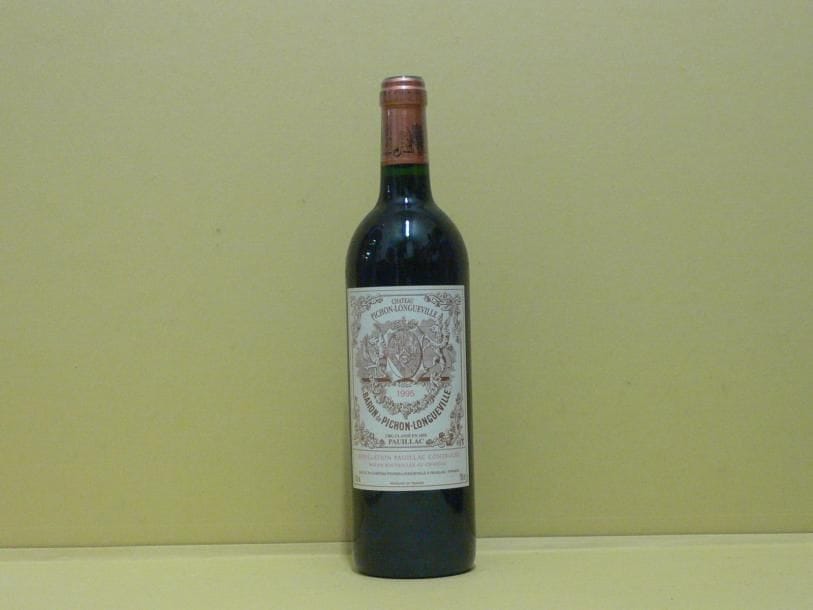 1 bouteille CH. PICHON LONGUEVILLE-BARON, 2° cru Pauillac 1995