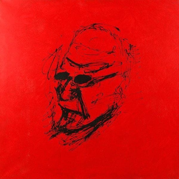 KALAM (XXe siècle)
Portrait d'homme aux lunettes, 1995 Acrylique sur toile. Signée et datée au dos. 120 x 120 cm