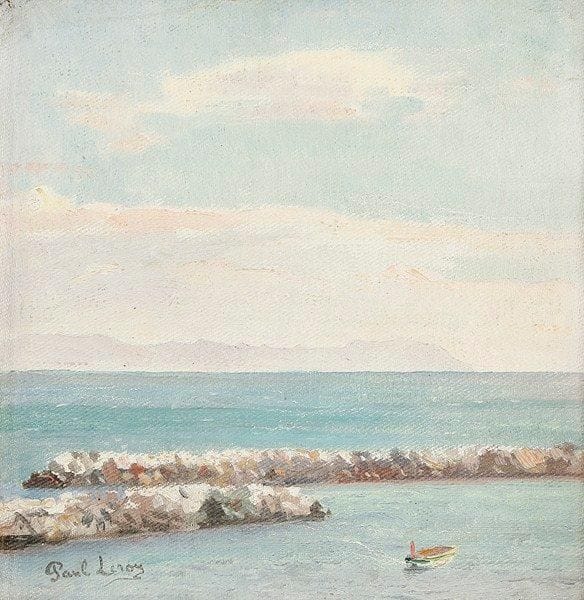 Paul LEROY (1860 - 1942)
Bord de mer à Odessa Huile sur panneau. Signée en bas à gauche. 23 x 22 cm