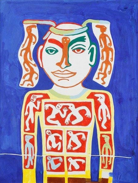 Yvon TAILLANDIER (né en 1926)
Portrait d'homme Gouache. Signée en bas vers la droite. 65 x 50 cm
