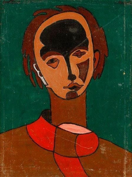 Pierre COURTENS (1921 - 2004)
Portrait d'homme Huile sur toile contrecollée sur panneau. Signée en haut à gauche. (Griffures). 36 x 27 cm