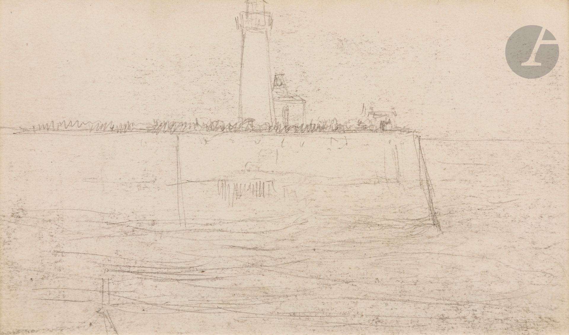 Henri BOUVET (1859-1945)
Sauzon Lighthouse
Oil on canvas pasted on cardboard.
Unsigned.
24 x 15 cm

Provenance : 
Hommage à Bouvet sale, Kohn, December 12, 1995, n°362.

Attached is a black pencil by the same artist, Le Phare de Sauzon, 11 x 19 cm.