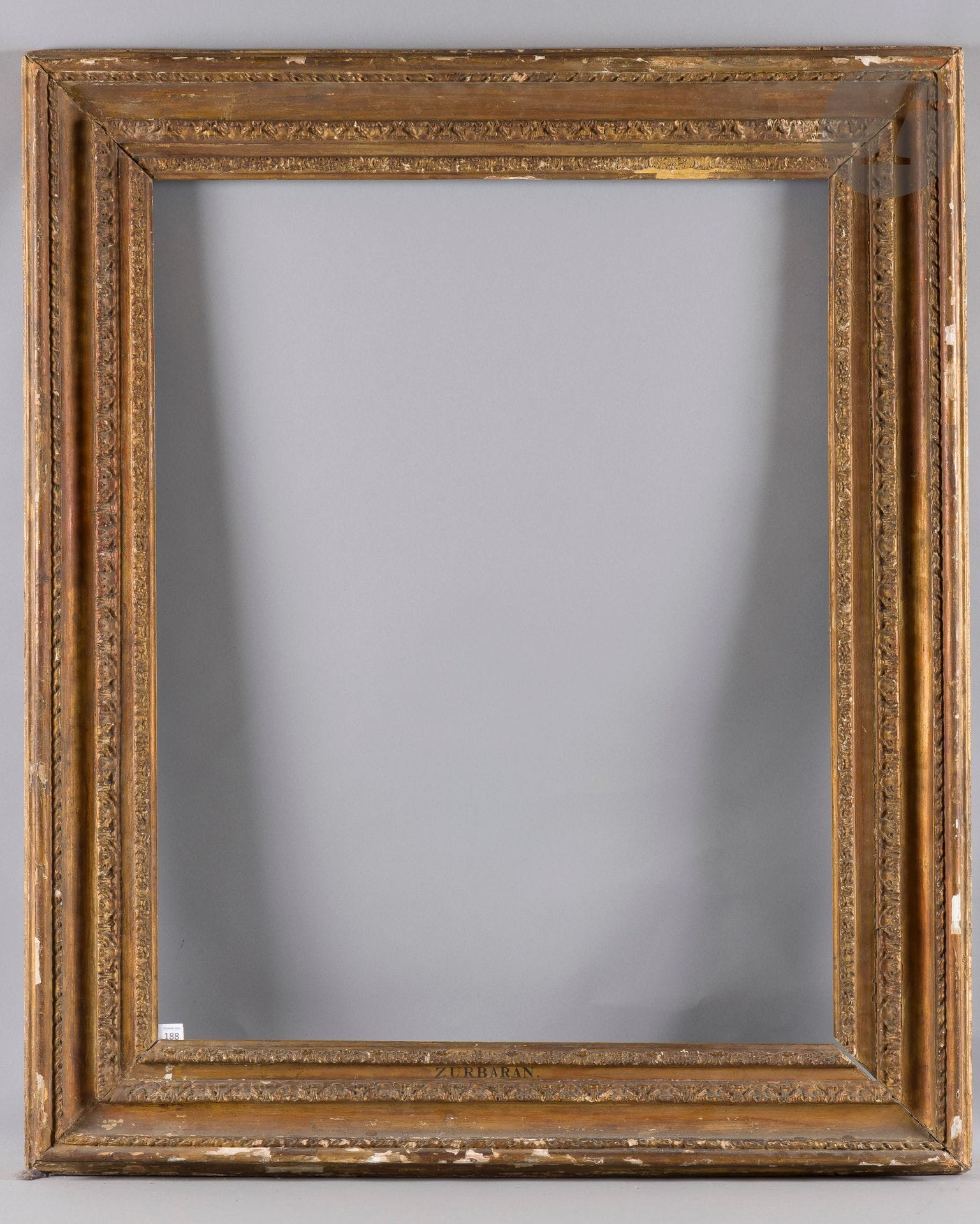 Carlo Maratta frame in carved and gilded wood. Rome, 17th century (cut and accidents). 85.2 x 106 cm - Profile: 12 cm