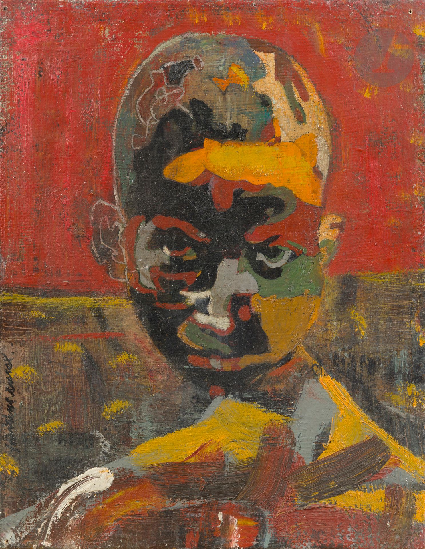 Pierre COURTENS (1921-2004)
Angry young boy
Oil on canvas mounted on panel.
Signed on the left.
35 x 27 cm