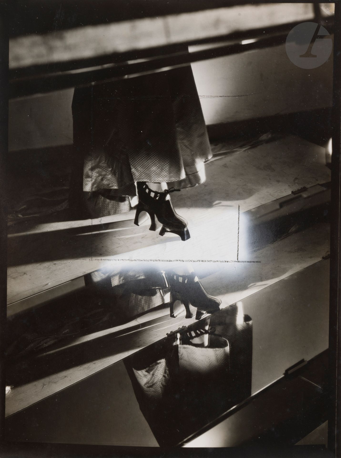 Horst P. Horst (1906-1999)
Miss Huston (Balenciaga). Paris, August 7, 1939. 
Vintage silver print. Stamps "Copyright - The Condé Nast Publications, Inc." and "Made in France", caption, date and handwritten annotations on verso. 
24 x 18 cm

Provenance: Gene Fenn Collection.