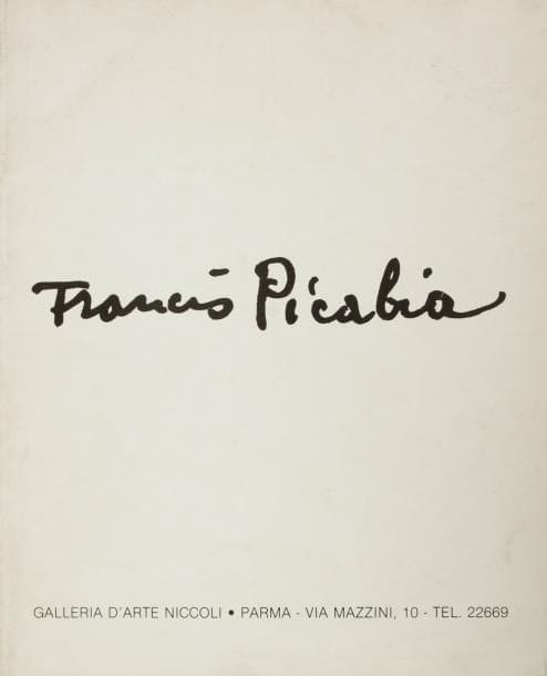 Francis PICABIA
Parme, Galleria d'arte Niccoli, octobre 1981. In-4, broché. Préface de Marcel Duchamp. Reproductions couleur.