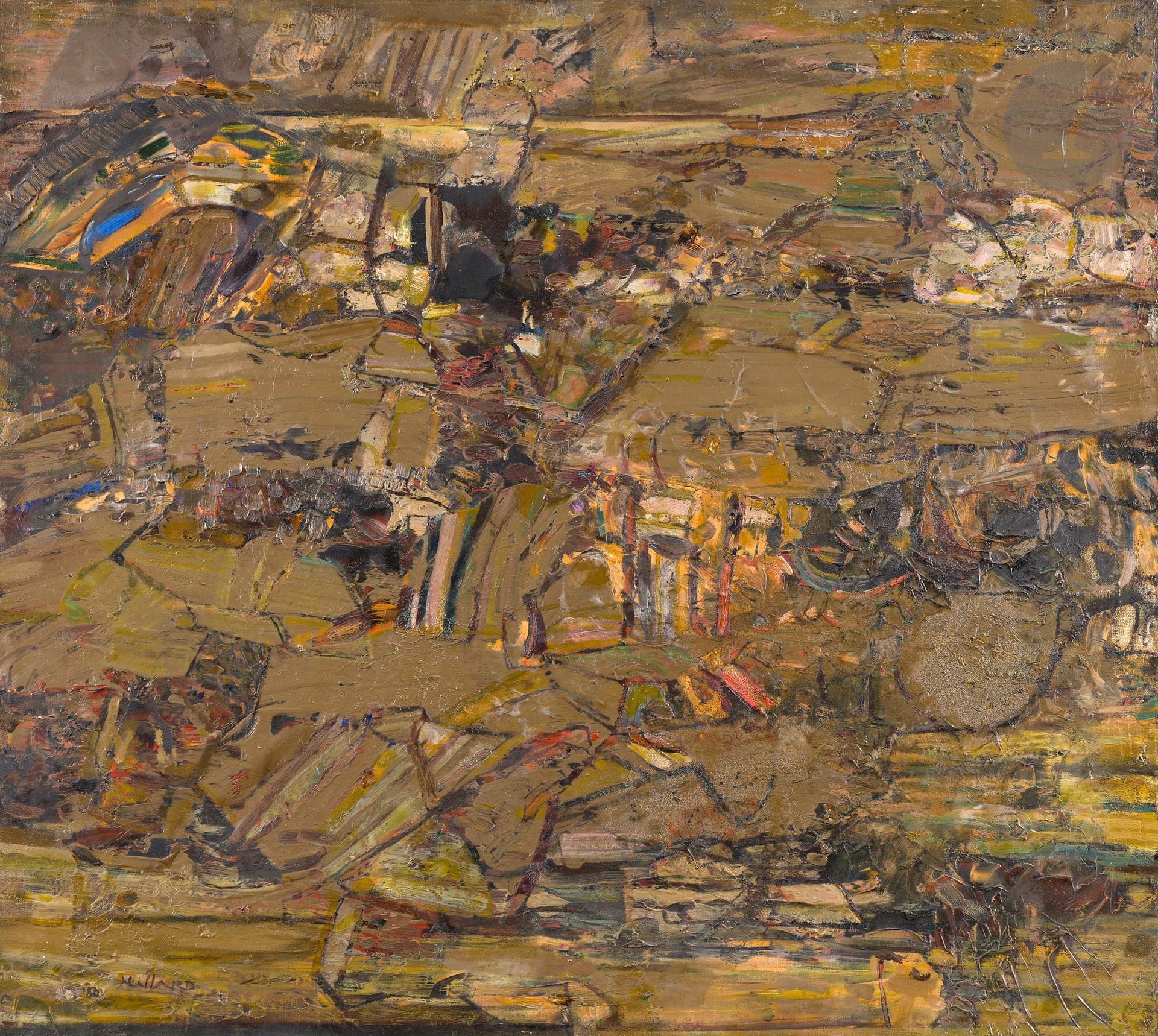 Louis NALLARD (1918-2016)
The Great Cliffs, 1980
Oil on canvas.
Signed and dated lower left.
Titled on back on stretcher.
90 x 100 cm

Provenance : 
Galerie Jeanne Bucher, Paris (label on back of stretcher).

Bibliography: 
Pierre Descargues, Louis Nallard, Neuchâtel, Éditions Ides et Calendes, 1999, reproduced on p. 75.
