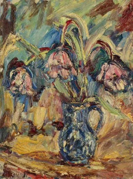 Paul KRON (1869-1936)
Les tulipes, 1931.Huile sur toile.Signée et datée en bas à gauche.73 x 54 cm