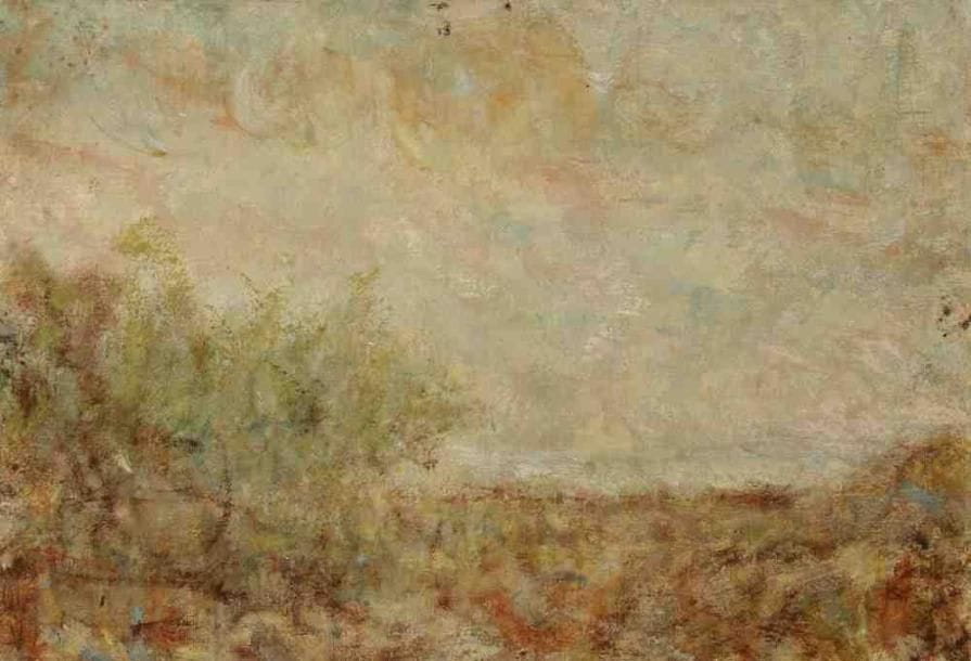 Paul KRON (1869-1936)
Paysage.Huile sur toile.Non signée.24 x 35 cm