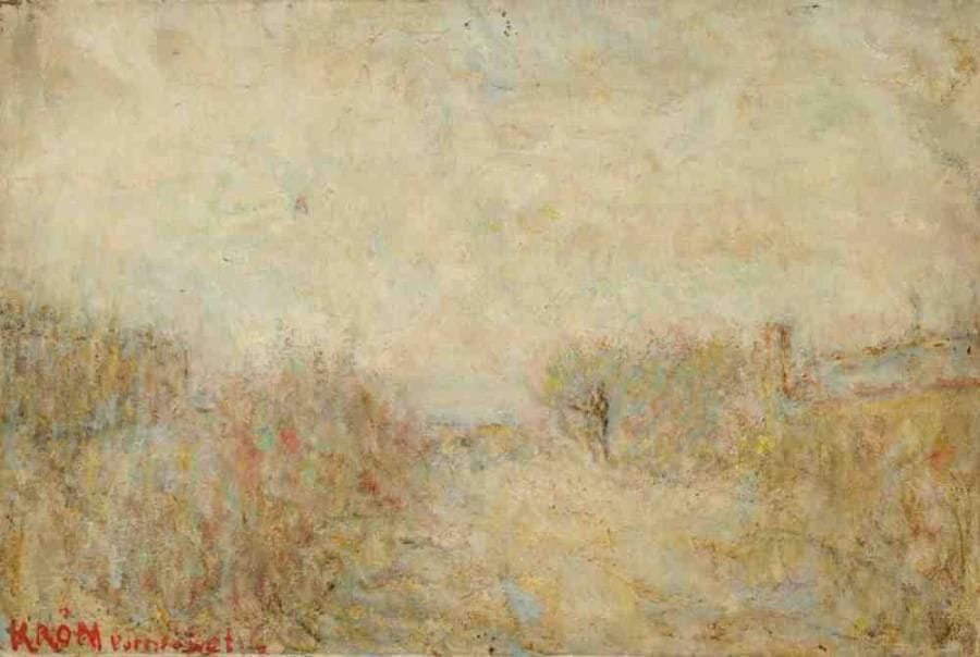 Paul KRON (1869-1936)
Pornichet.Huile sur toile.Signée en bas à gauche.27 x 41 cm