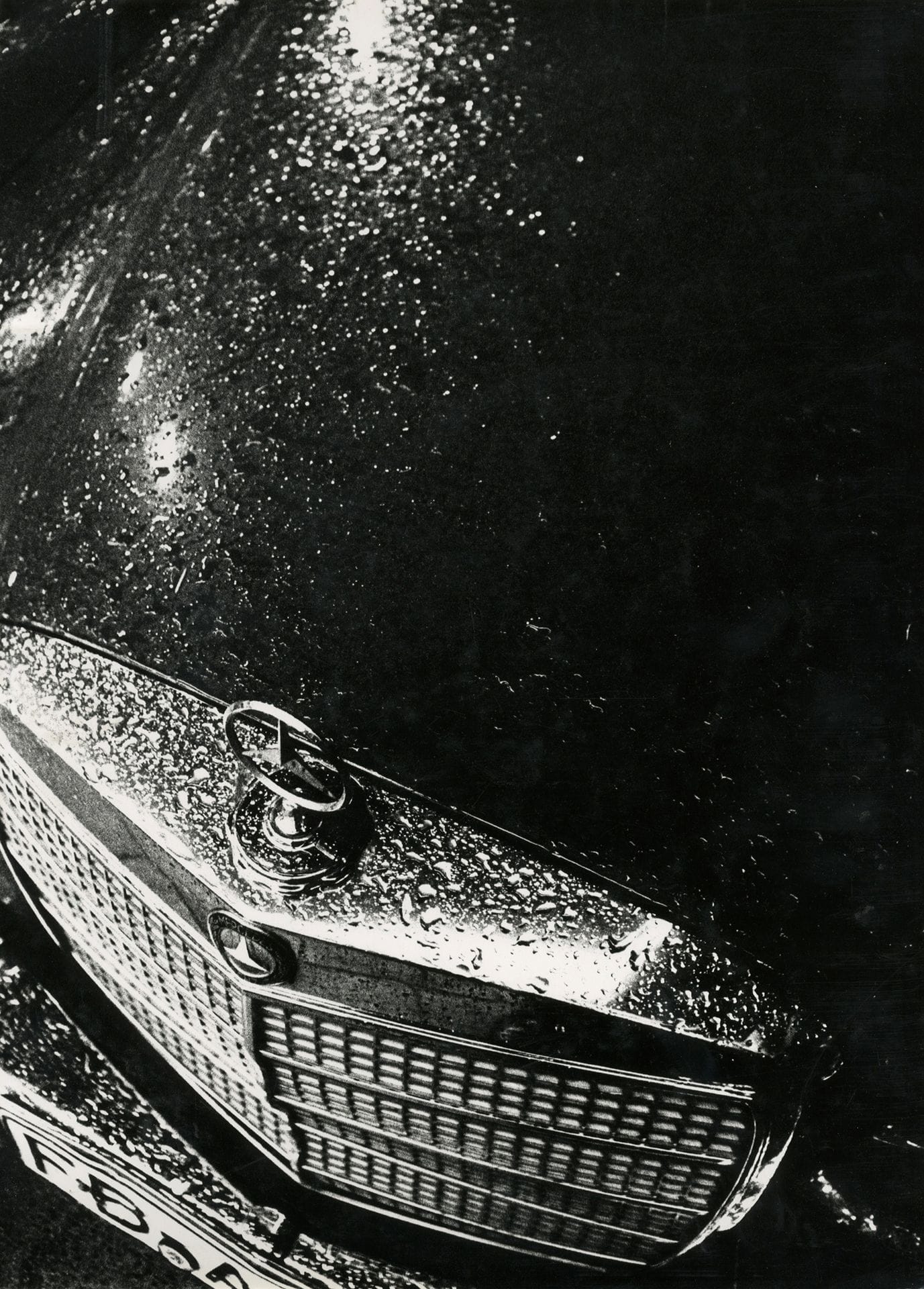 Raoul Bussy
Mercedes, c. 1980. 
Vintage silver print mounted on card. Photographer's stamp and exhibition stamp, annotations and handwritten title on verso of mount. 
40 x 30 cm