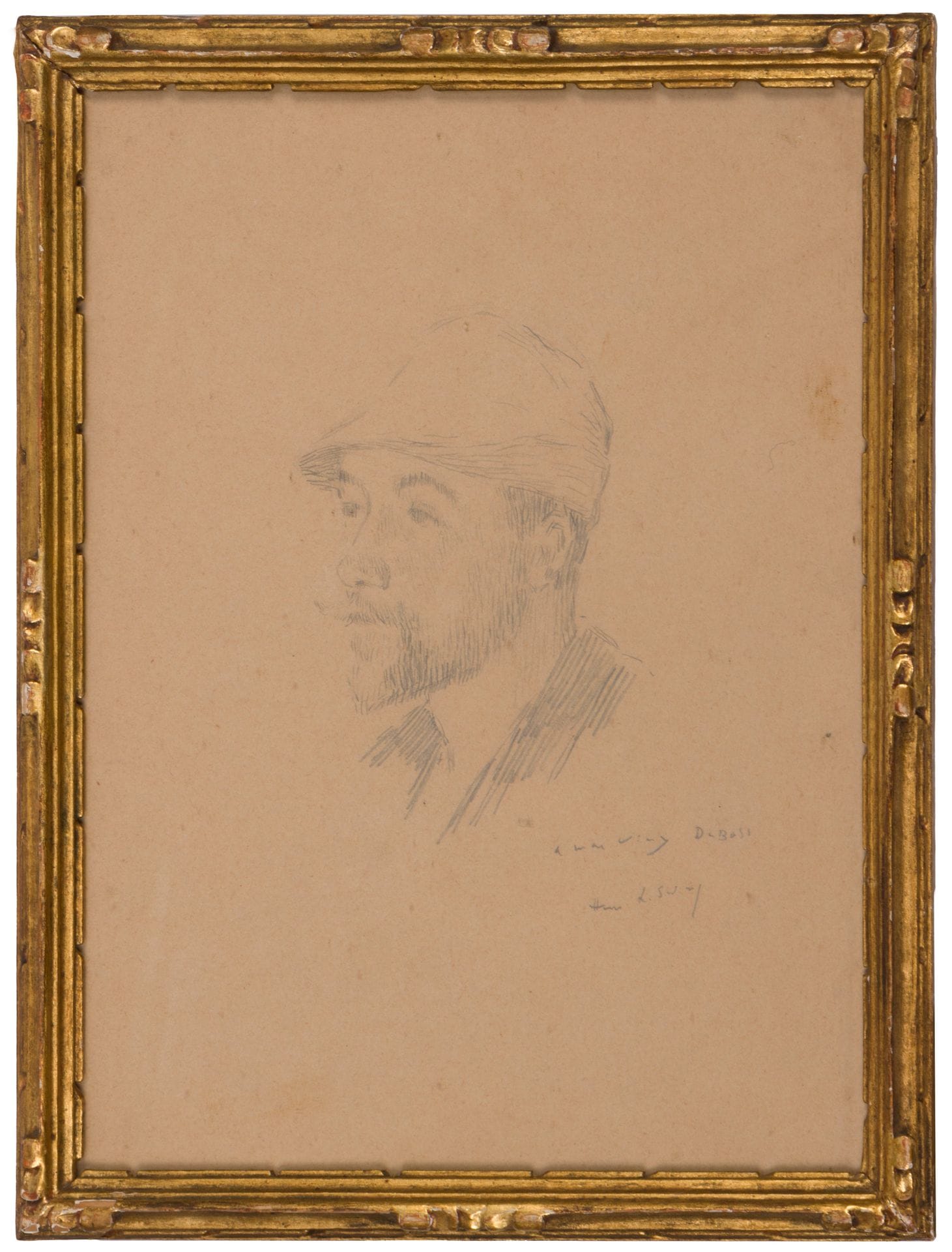 Henri LE SIDANER (1862-1939). 3 L.A.S., 1927-1936, à son ami Albert Dubosq; 6pages formats divers, enveloppes.
[Versailles 6.III.1927]. Il a été malade, mais a pu reprendre «la besogne, pour avoir prochainement terminé mes tableaux de Villefranche dont une partie sera exposée à mon exposition de novembre prochain. Nous avons vécu des jours assombris de pluie et de pauvre lumière et je revivais en mon travail l’atmosphère de pureté que vous sequestrez sur le littoral»… – St Jean Cap Ferrat [18.I.1933]: «J’ai pu travailler devant Villefranche avec la vue que tu connais de la maison de M. Huysmans»… – 4 mai 1936 (avec carton de vernissage): il n’a pu aller dans le Midi, «harcelé par les obligations»; mais il ira l’an prochain à l’inauguration de la Villa Ephrussi, «occasion de respirer quelques jours sous ce ciel heureux»…
On joint 2 dessins: – tête d’Albert Dubosq, mine de plomb, signé et dédicacé «à mon vieux Dubosq Henri Le Sidaner» (23 x 17 cm, encadré); – portrait de Mme Dubosq, crayon noir et estompe (29,5 x 21,5 cm, identification jointe par A. de Mytho).