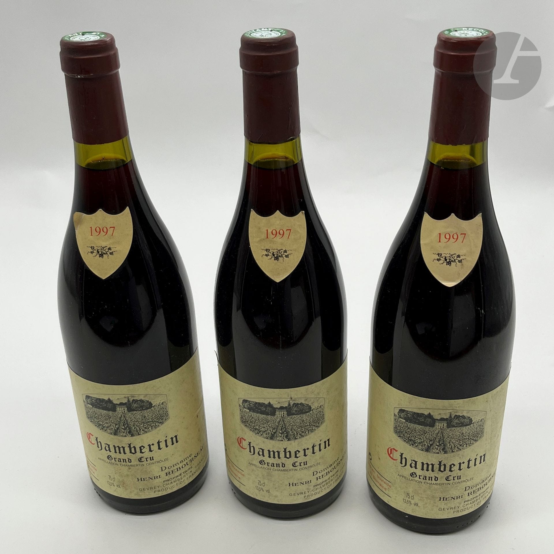 3 B CHAMBERTIN (Grand Cru) (e.t.h.), Domaine Henri Rebourseau, 1997