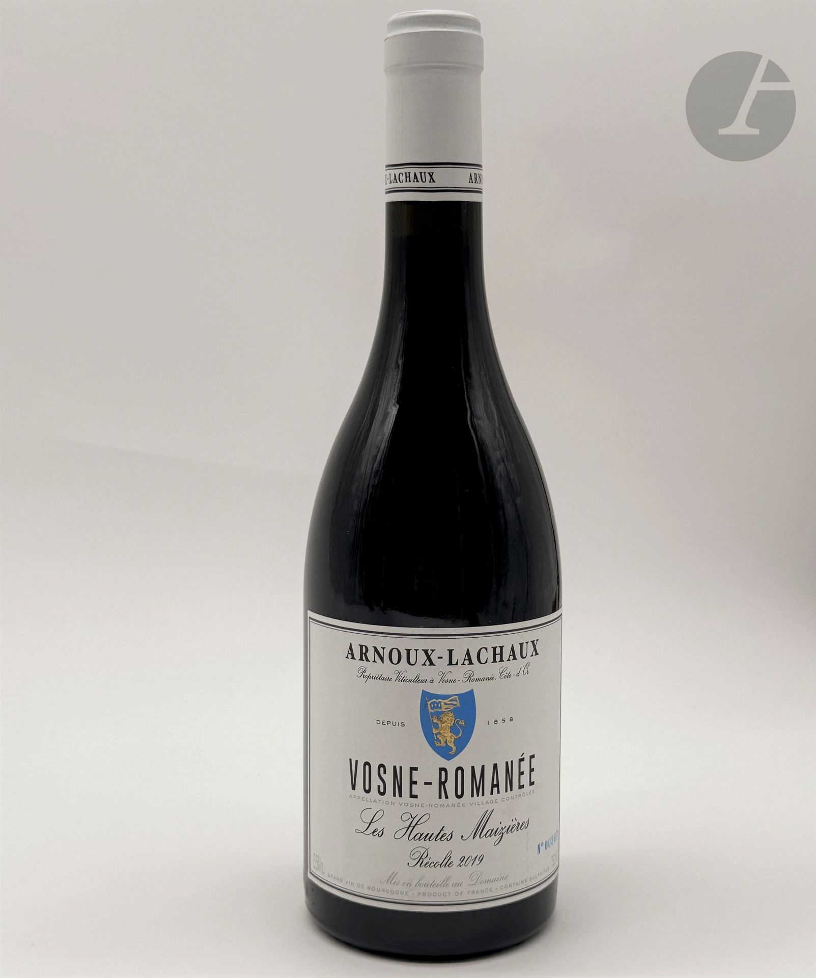 1 B VOSNE-ROMANÉE LES HAUTES MAIZIÈRES (n° 00307), Domaine Arnoux-Lachaux, 2019