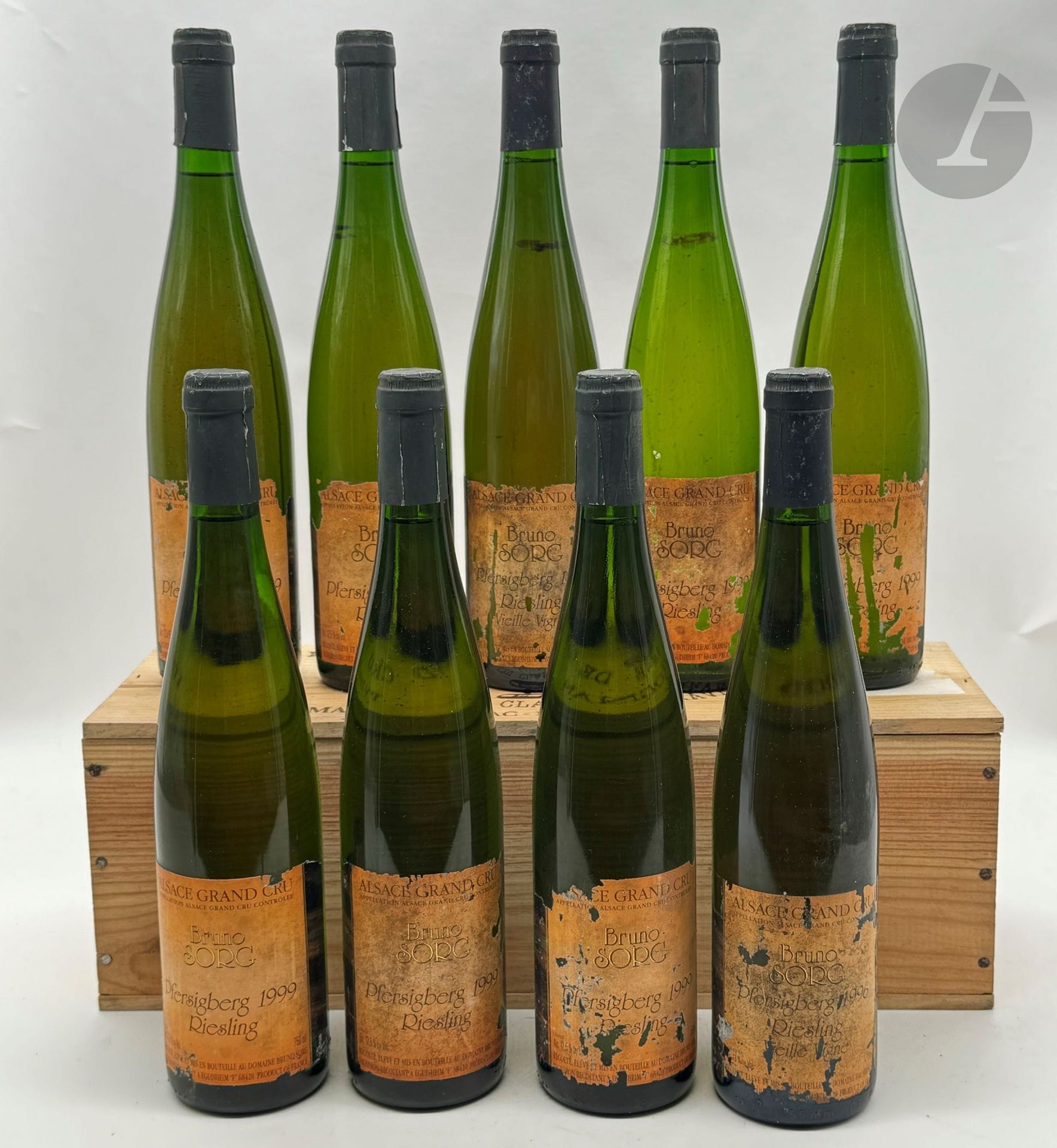 7 B RIESLING PFERSIGBERG VIEILLE VIGNE (Grand Cru) (e.t.a.), Domaine Bruno Sorg, 1999
2 B RIESLING PFERSIGBERG VIEILLE VIGNE (Grand Cru) (e.t.a.), Domaine Bruno Sorg, 1996
