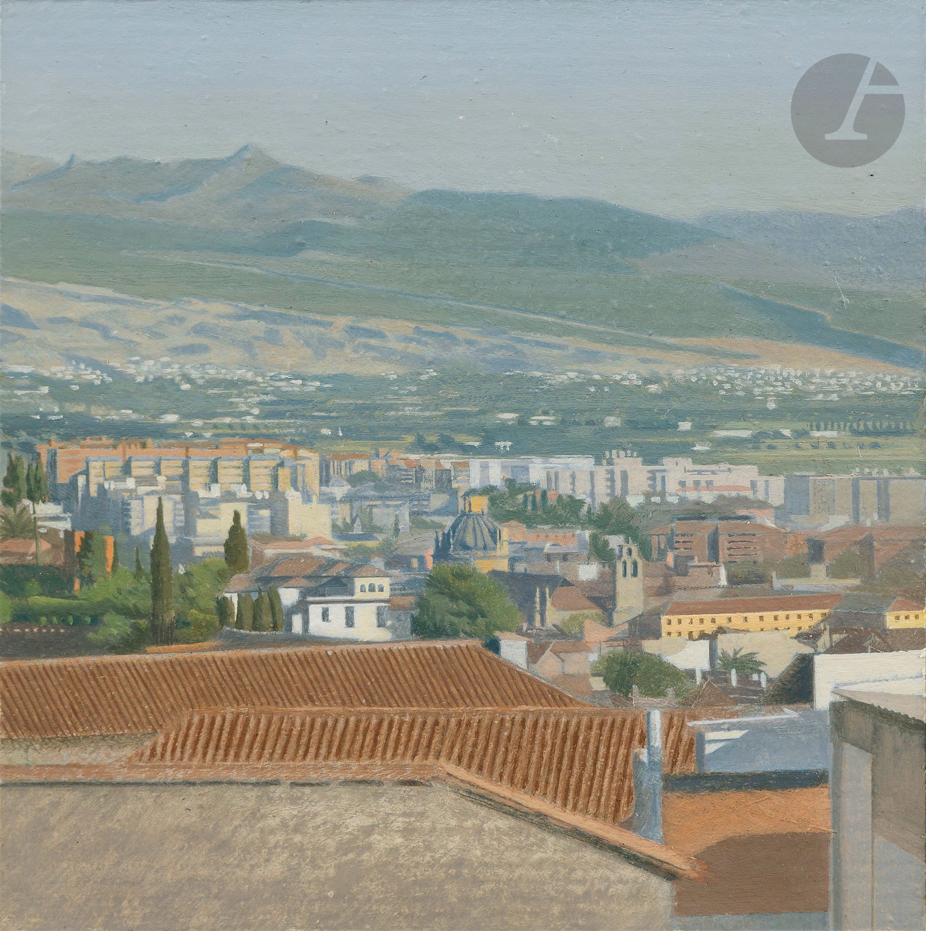 Jean-Michel BACQUET (né en 1956) 
Santo Domingo en juillet, fin d’après-midi, 1986 
Huile sur papier marouflé sur carton.
Non signée. 
12,5 x 12,5 cm 

Provenance : Galerie Albert Loeb, Paris (étiquette au dos sur le montage)

Nous remercions Monsieur Jean-Michel Baquet pour les informations qu’il nous a transmises.