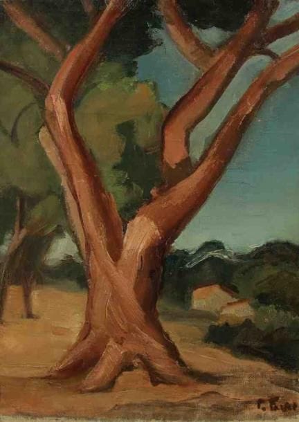Pierre FAVRE (1906-1983)
Paysage de Cassis, 1930. Huile sur toile. Signée en bas à droite. Datée et située au dos. 33 x 24 cm