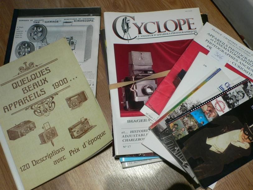 Lot de 14 Magasines et livres sur la photographie (dont Revue cyclope)