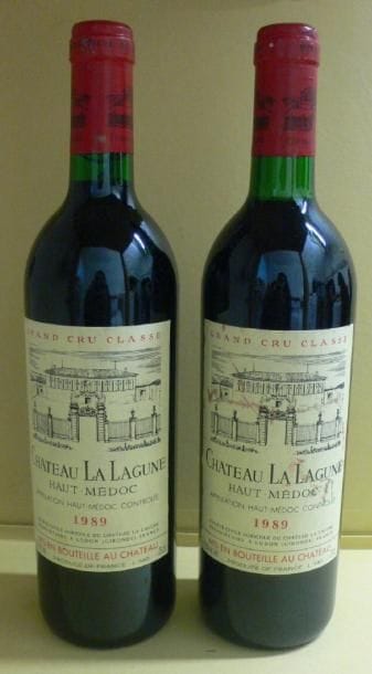 11 Bouteilles CH. LA LAGUNE, 3° cru Haut-Médoc 1989 (2 elt, 1 B)