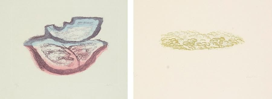Jean FAUTRIER (1898-1964)
Le Prophète. Eau-forte et aquatinte. 305 x 220. Mason 245. Impression en couleurs. Parfaite épreuve sur vélin azuré, numérotée et signée à la mine de plomb. Toutes marges. Tirage à 50 épreuves. Éd. Couturier