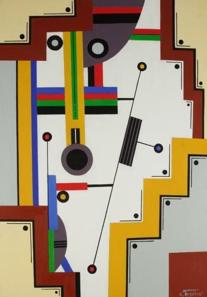 Georges TERZIAN (né en 1939)
L'éphémère, 2005. Huile sur toile. Signée en bas à droite. Signée, datée et titrée au dos. 130 x 89 cm