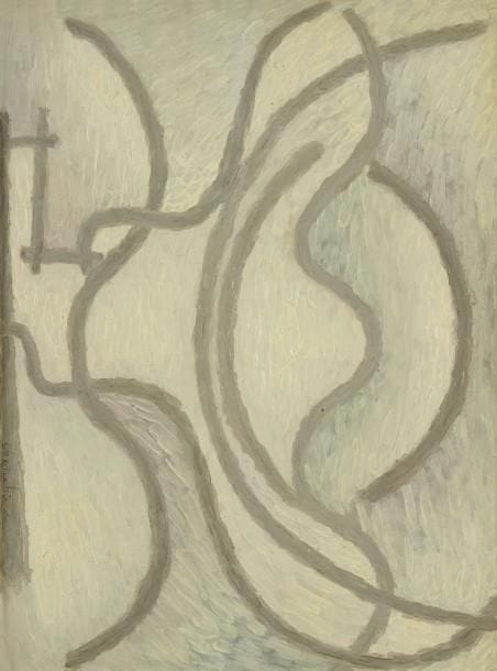 Serge CHARCHOUNE [russe] (1888-1975)
Coupe solennelle, 1947. Huile sur panneau. Signée en bas vers la droite. 25 x 35 cm. Expositions : . - Musée Abbaye Sainte-Croix, Les Sables d'Olonne - 1980-1981, n°81 du catalogue. . - Musée des Ponchettes, Nice - 1981, n°81 du catalogue. Bibliographie : Charchoune par Raymond Creuze, Tome II, Paris 1976, reproduit page 123, n°535 et décrit sous ce même numéro. 