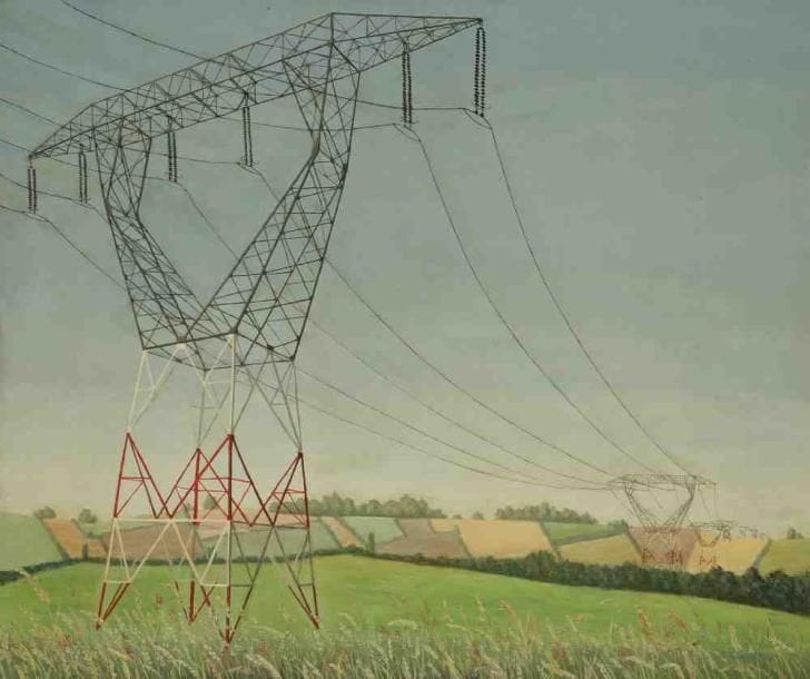Geneviève ZONDERVAN (née en 1922)
Paysage d'Antony, 1953 Huile sur toile. Signée et datée en bas à droite. 46 x 55 cm