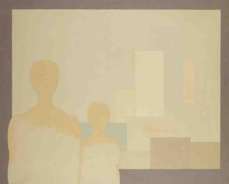 Geneviève ZONDERVAN (née en 1922)
Devant la ville, 1979 Huile sur toile. Signée et datée en bas à gauche. 81 x 100 cm Exposition: galerie Jaquester, Paris.