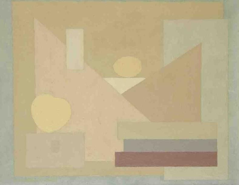 Geneviève ZONDERVAN (née en 1922)
Trois livres, un oeuf, 1980 Huile sur toile. Signée et datée en bas à gauche. 33 x 41 cm