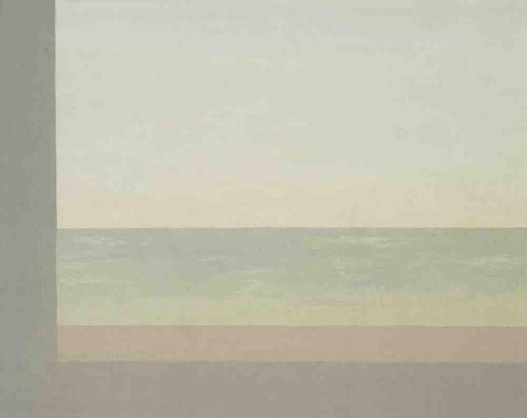 Geneviève ZONDERVAN (née en 1922)
Fenêtre marine, 1982 Huile sur toile. Signée et datée en bas à gauche. 33 x 41 cm