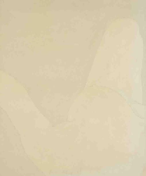 Geneviève ZONDERVAN (née en 1922)
Femme nue, vers 1990 Huile sur toile. Signée au dos. 55 x 46 cm