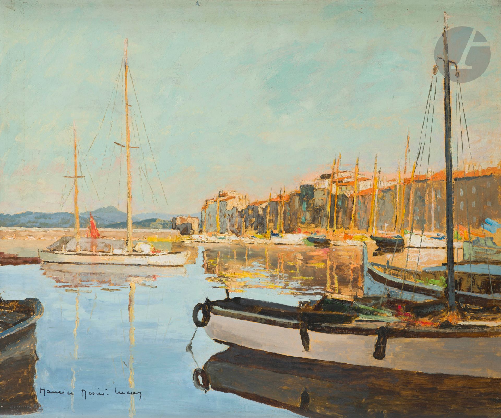 Maurice DÉSIRÉ-LUCAS (1900-1975)
Saint-Tropez, le Port
Huile sur toile.
Signée en bas à gauche.
Située au dos.
46 x 55 cm
