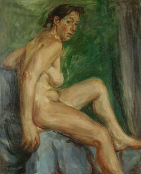 Ecole Moderne
Nu féminin. Huile sur toile. Porte une signature en bas à gauche. H: 80 x L: 100 cm