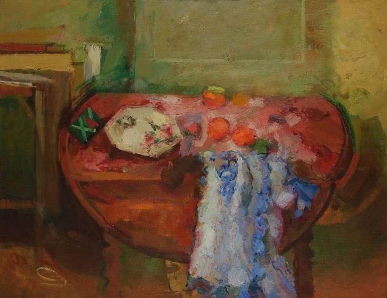 Federico MONTANANA (1928-2006)
Nature morte Huile sur toile. Non signée. (Petits accidents). H: 90 x L: 118 cm