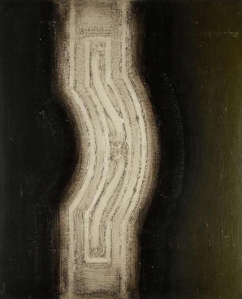 Joaquin RAMO (né en 1928)
Peinture, 1980 Huile sur toile marouflée sur panneau. Signée et datée en bas à droite. H: 81 x L: 100 cm