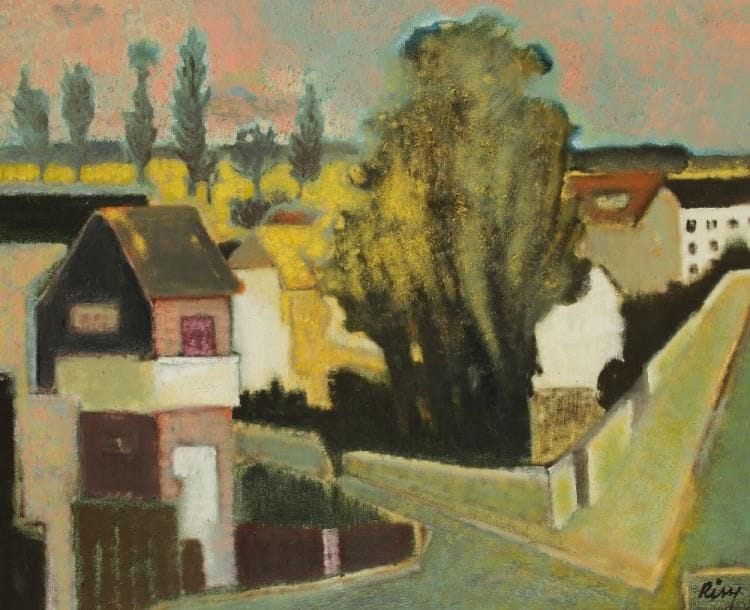 RISSY (XXe siècle)
Le Pont de Joinville, 1967 Huile sur toile. Signée en bas à droite. H: 60 x L: 73 cm
