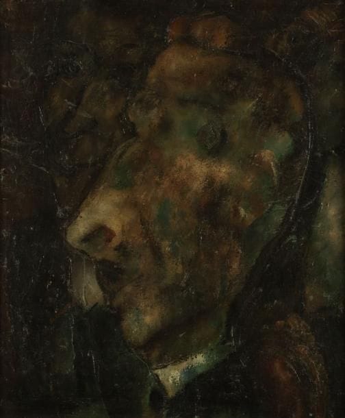 Edouard Goerg (1893-1969)
Une jolie femme à l'avant-scène, 1928-29 Huile sur toile. Signée en bas à gauche. Signée et datée au dos. H: 56,5 x L: 47,5 cm