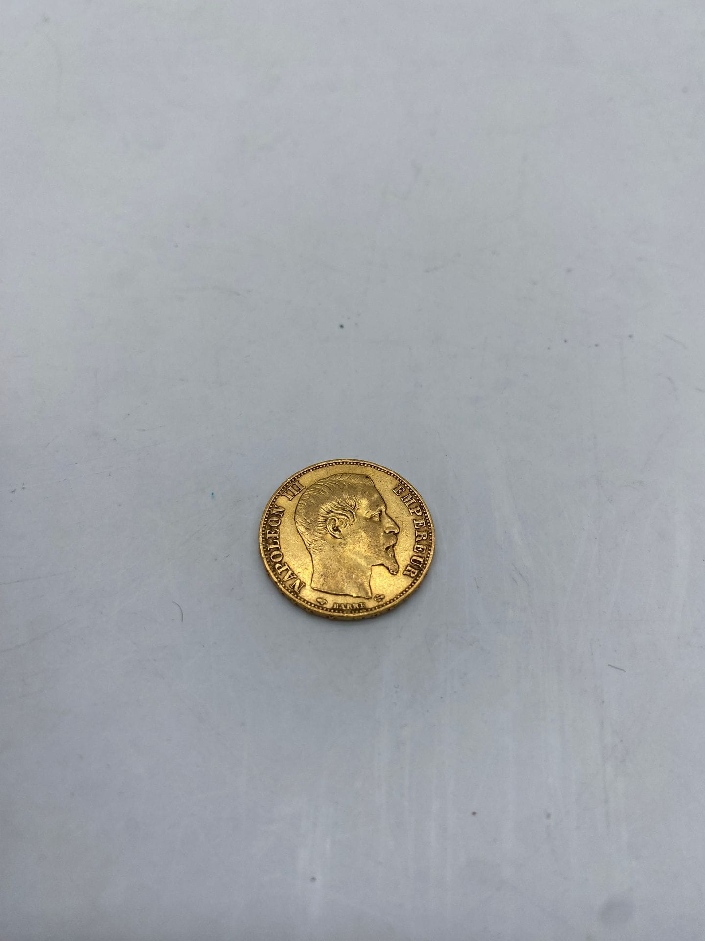 1 pièce 20 francs Napoléon III tête nue, 1855
Frais acheteurpiècesetlots enor: 9,6% TTC-8% HT