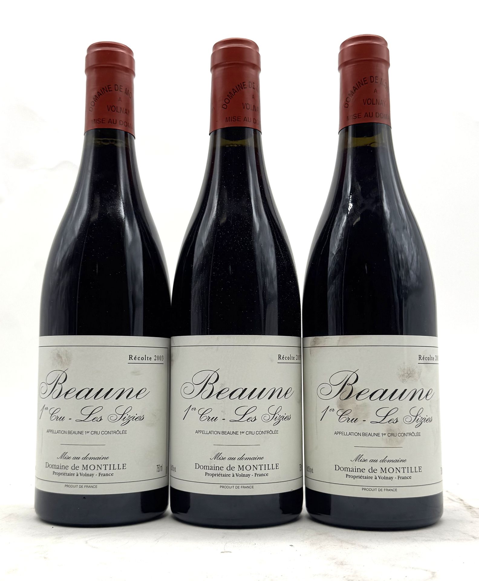 3 B BEAUNE LES SIZIES (1er Cru) (e.t.h.), Domaine de Montille, 2003