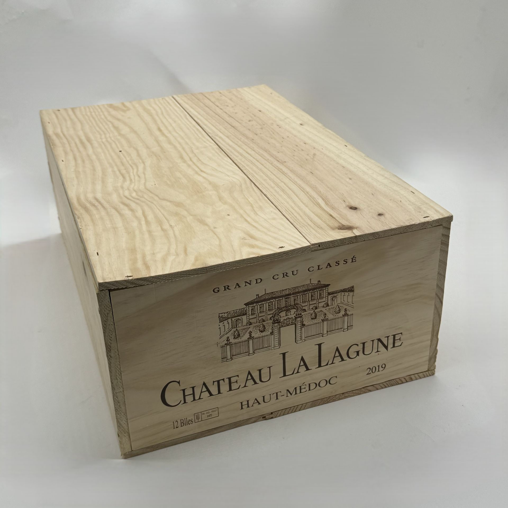 12 B CHÂTEAU LA LAGUNE (Caisse Bois d'origine), GCC3 Haut-Médoc, 2019
