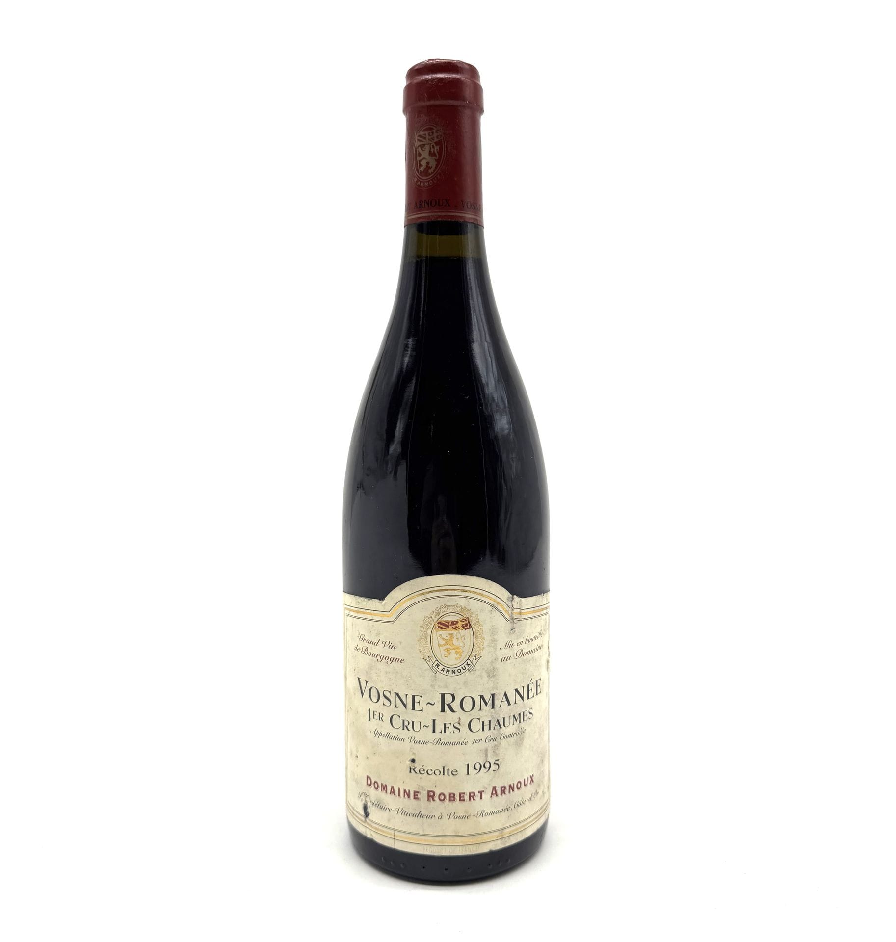 1 B VOSNE-ROMANÉE LES CHAUMES (1er Cru) (e.t.a.), Domaine Robert Arnoux, 1995