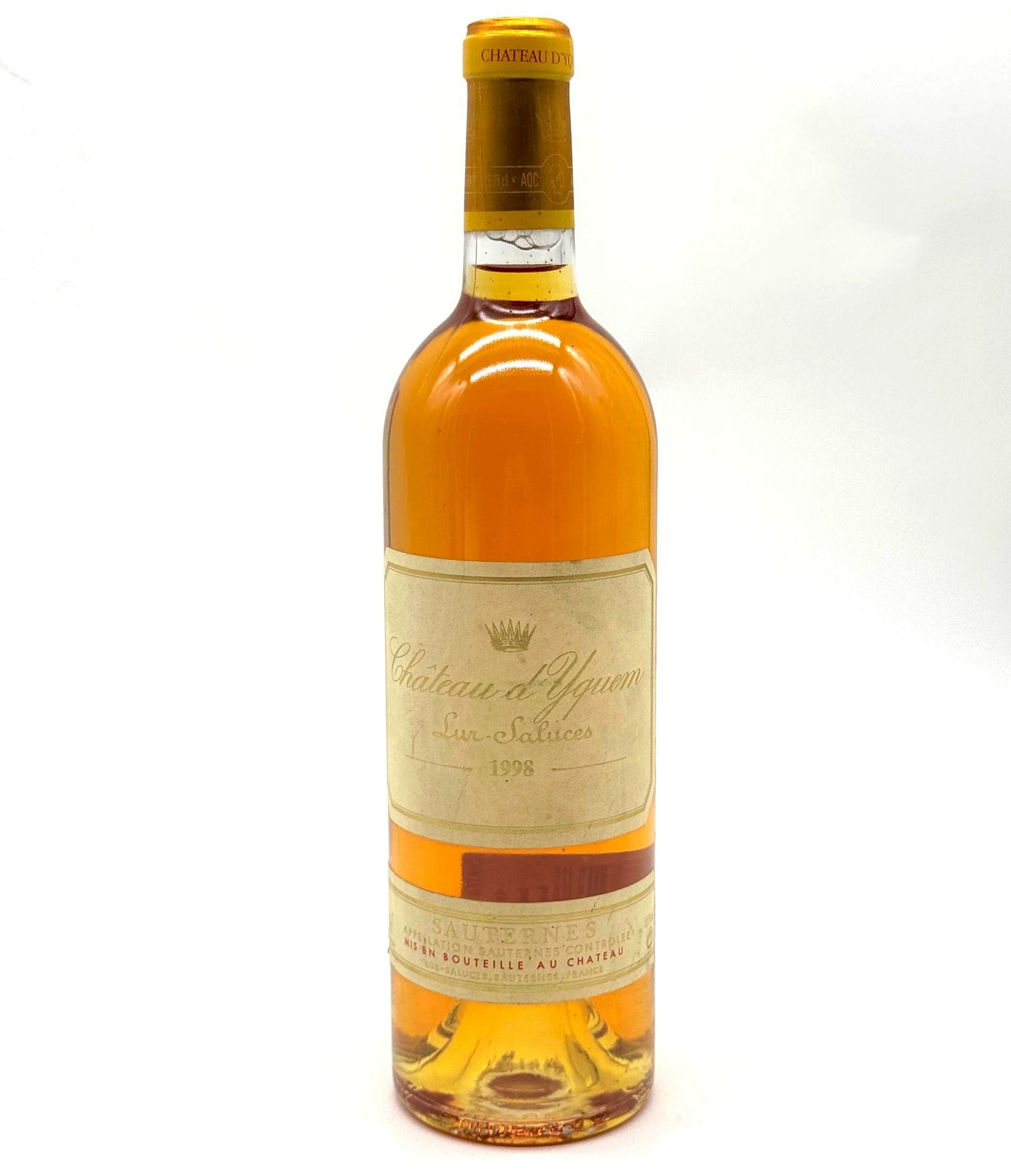 1 B CHÂTEAU D'YQUEM (e.t.h. légères), C1 Supérieur Sauternes, 1998