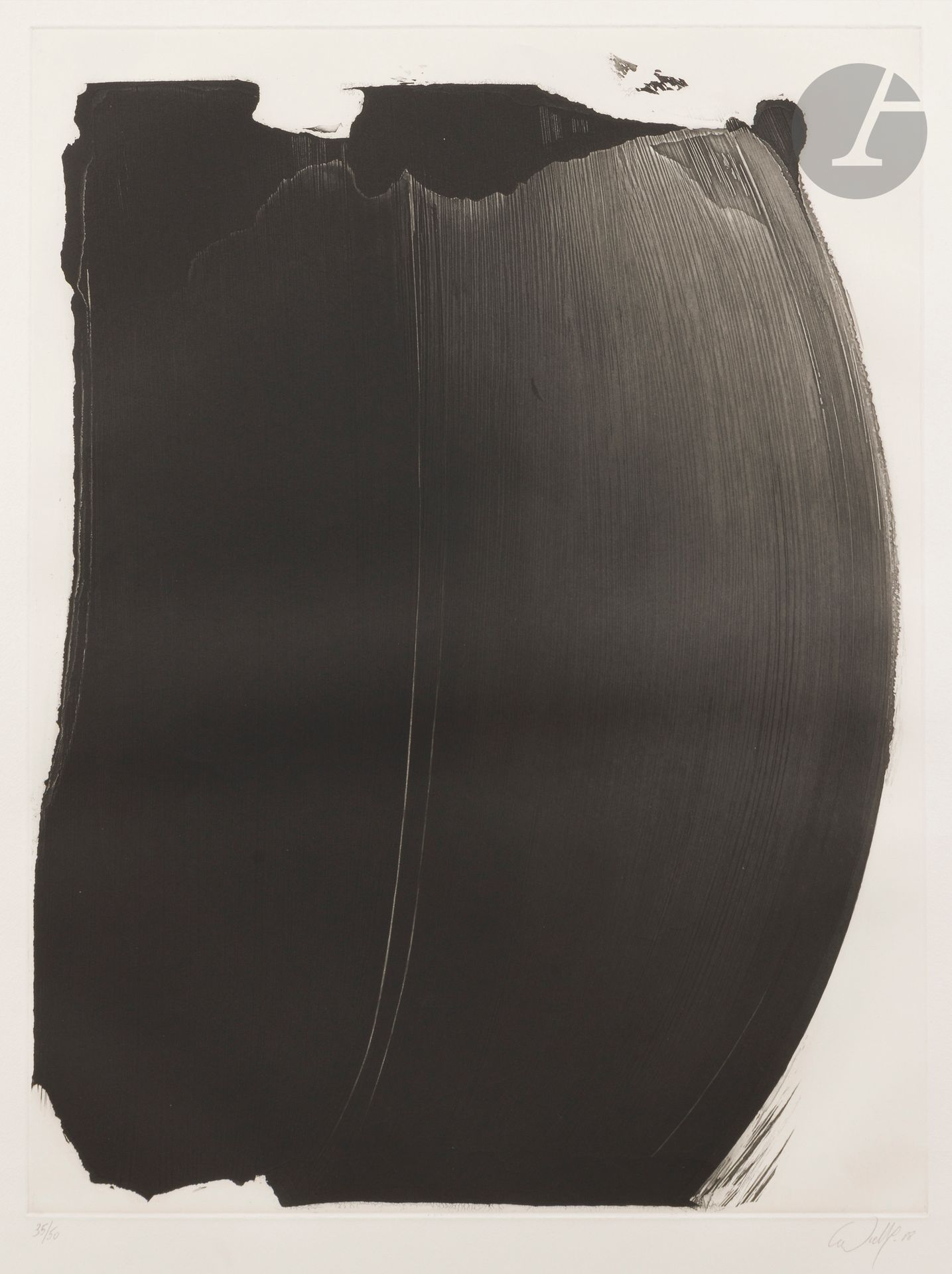 Christiane Vielle (born 1950) 
By way of .... 1988. Etching and aquatint. 375 x 500. Perfect proof on white vellum, numbered and signed in pencil, then titled lower left on verso. Full margins. Edition of 50 proofs.