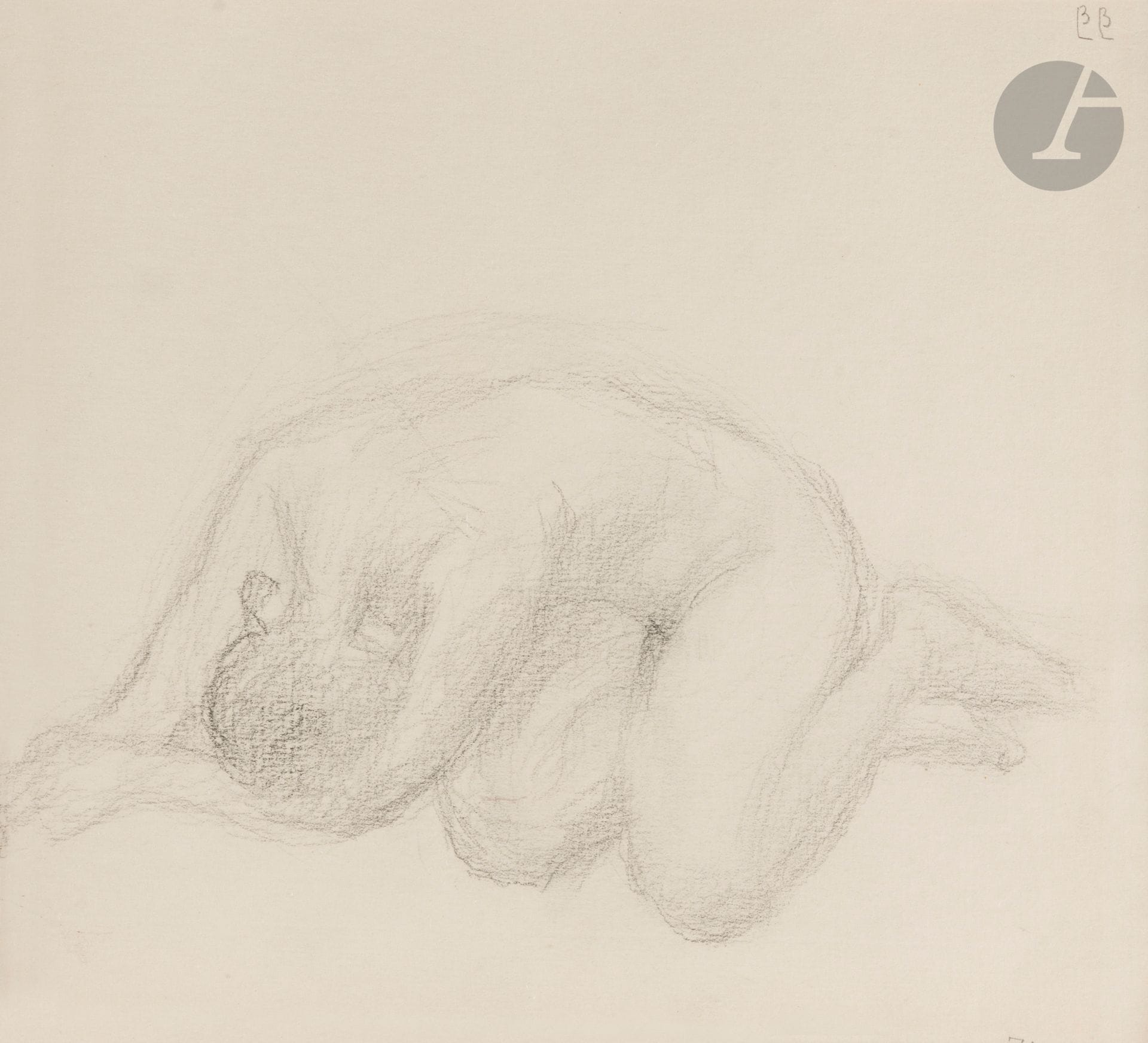 Vladimir Grigorievitch WEISBERG (1924-1985)
Nu accroupi, 1971 / 72
Mine de plomb.
Monogrammée en haut à droite.
Datée en bas à droite.
24 x 22 cm

Provenance : 
Collection Elfrida Filippi. Par descendance.

[ART RUSSE]
