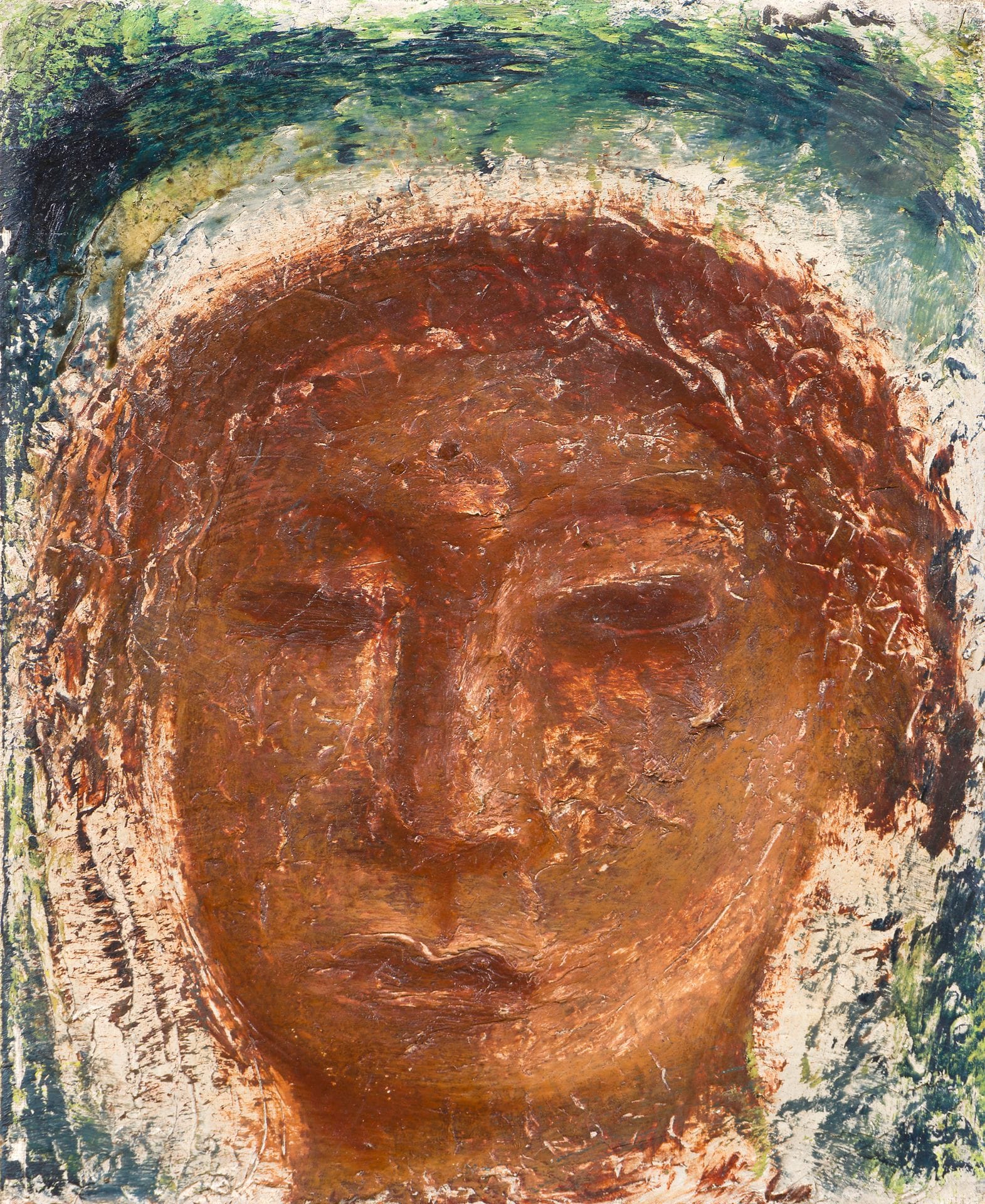 Jean FAUTRIER (1898-1964)
Face, 1935
Oil on canvas.
Signed upper right.
27 x 22 cm

Provenance : 
- Galerie Jeanne Castel, Paris.
- Collection M. Pierre et Mme Jacqueline Jahan, Paris.

Exhibitions : 
- Galerie Jeanne Castel, Paris, 1979.
- Fautrier 1898-1964, Musée d'Art moderne de la Ville de Paris, May 25 - September 24, 1989, catalog, 
no. 70, reproduced p. 95.
- Musée d'Art moderne, Saint-Étienne, 1990-91, catalog, no. 69, reproduced p. 86.
- Galerie Interart, Geneva, 2008-2009.

Bibliography : 
- M.A. Stalter, Recherches sur la vie et l'œuvre de Jean Fautrier (1898-1964) de leurs commencements à 1940, essai de catalog méthodique et d'interprétation, Université de Paris IV Sorbonne, 1982, no. 506.
- Marie-José Lefort, Fautrier, Catalogue Raisonné de l'œuvre peint, Paris, Éditions Norma, 2023, no. 486, reproduced on p. 297.