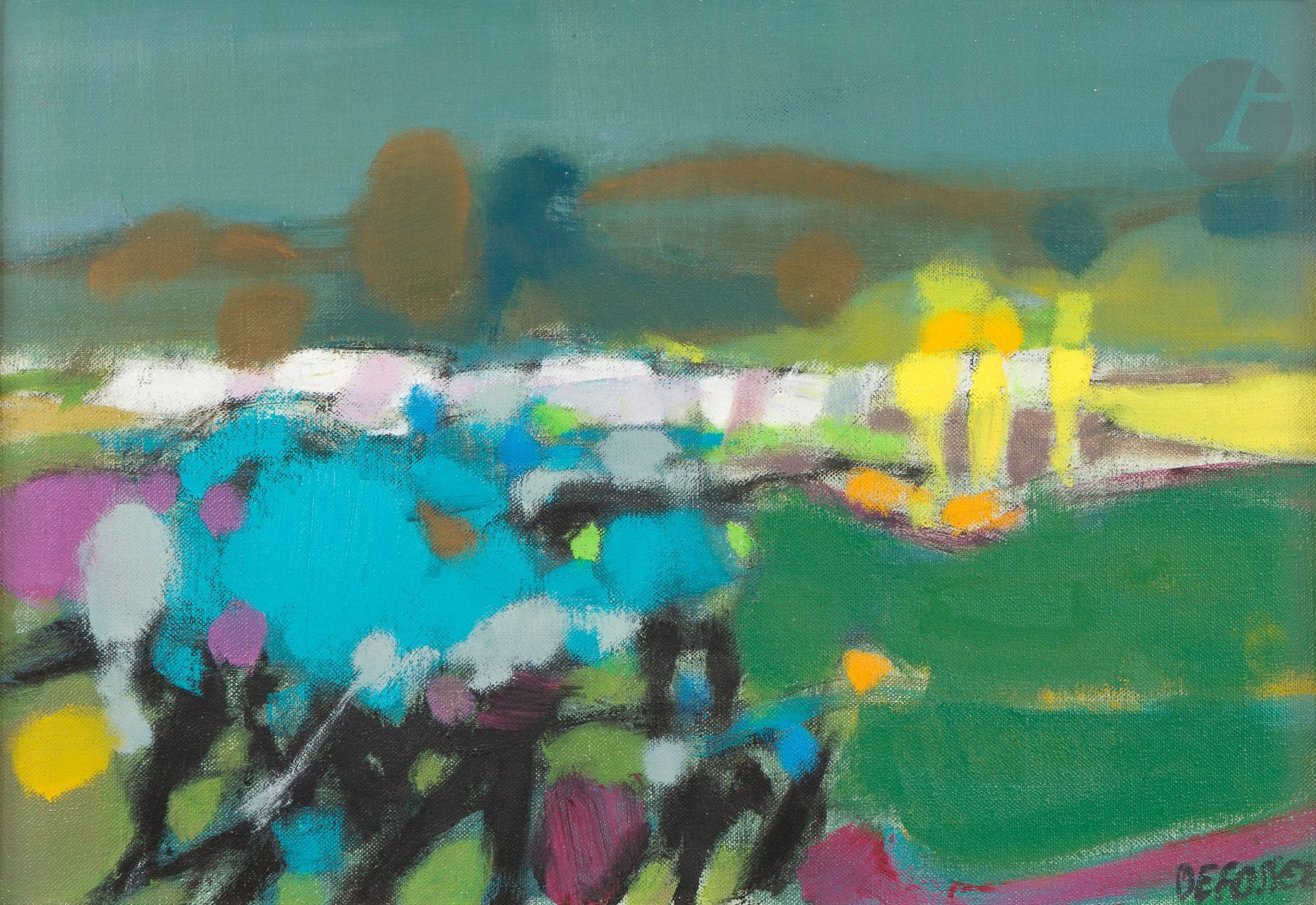 Freddy DEFOSSEZ (born 1932)
The Yellow Trees
Oil on canvas.
Signed lower right.
Titled on the back.
24 x 35 cm