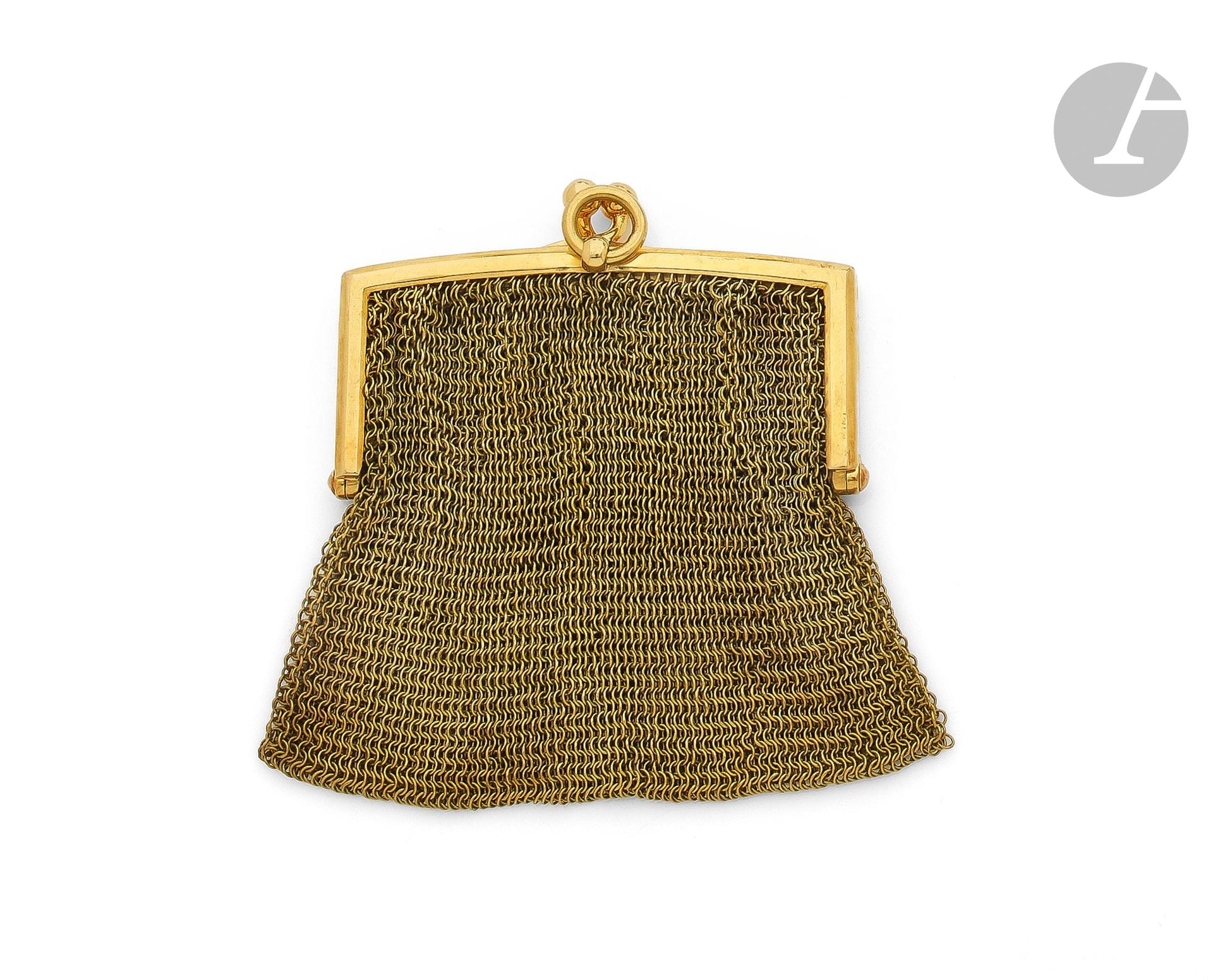 Knitted purse in 18K (750) gold. Height: approx. 5.7 cm Weight: 56.4 g

A gold purse