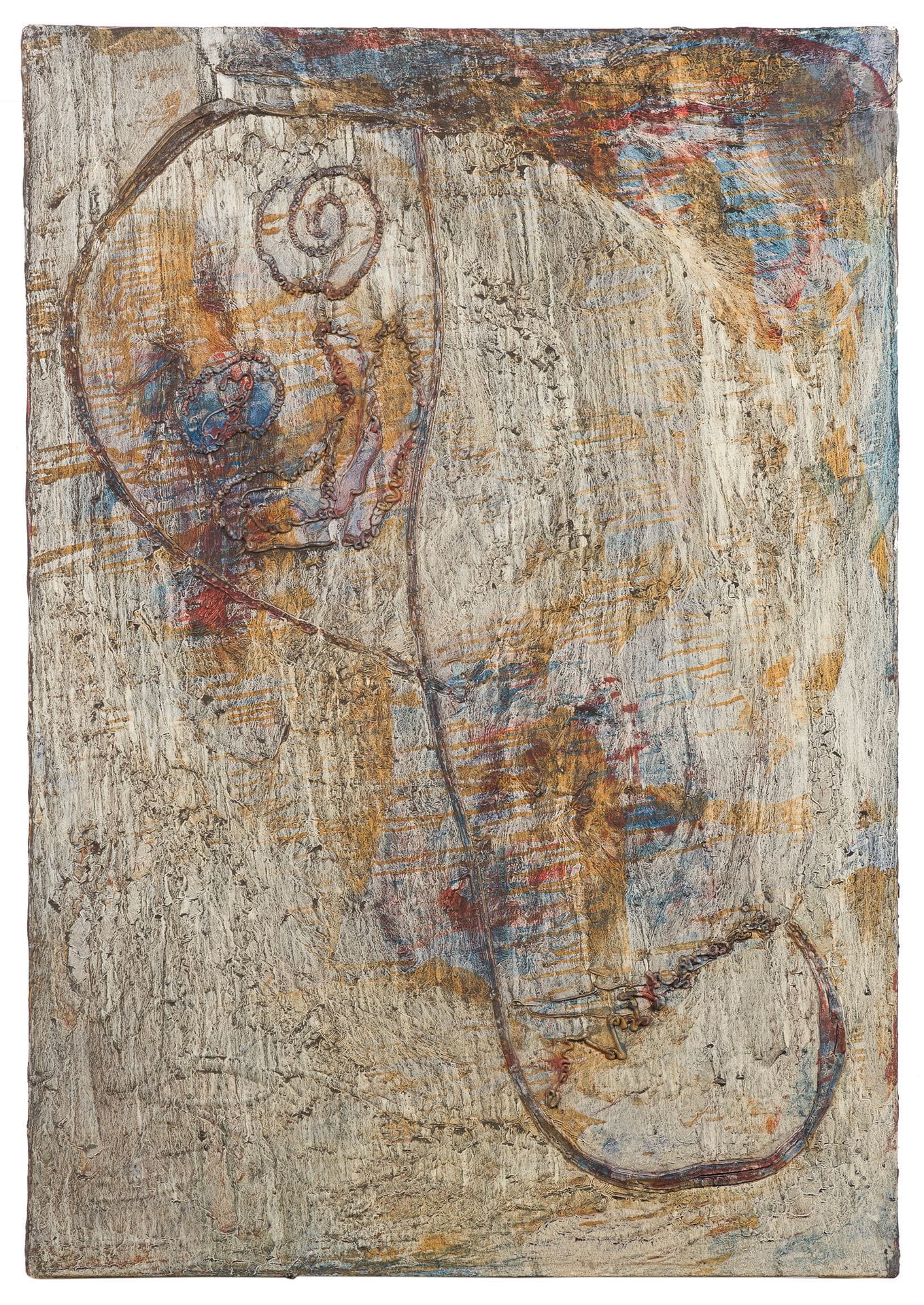 François FIEDLER (1921-2001)
Composition
Huile sur toile.
Signée et dédicacée au dos.
116 x 81 cm